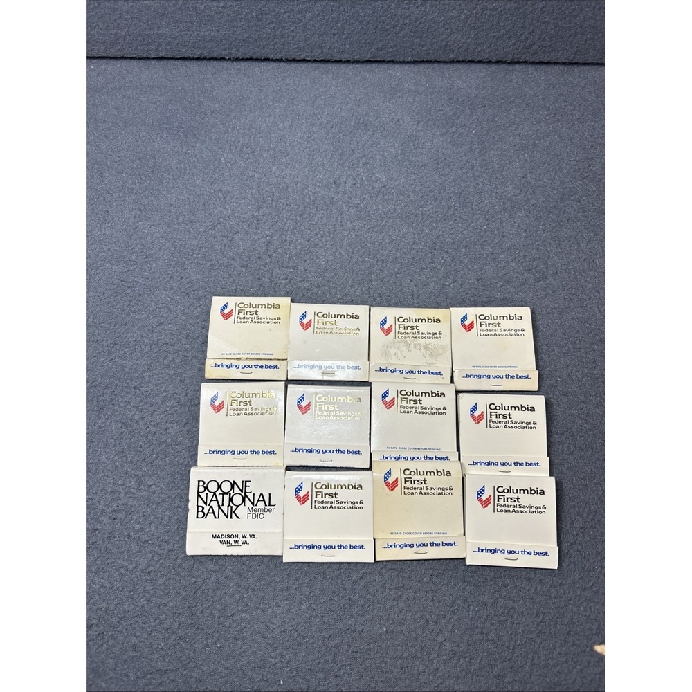 Lot Of 46 Vintage Matchbooks & Boxes‎ Bank Financial Advertising
